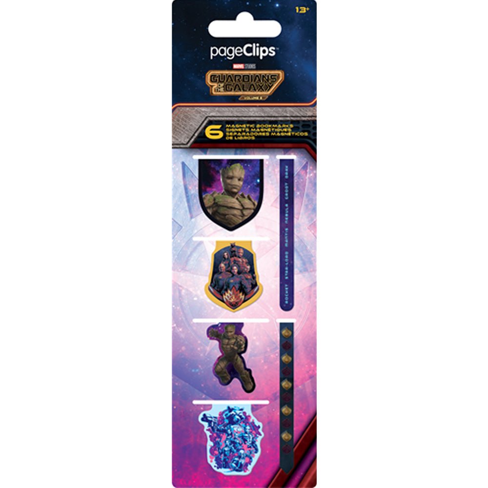 GUARDIANS OF THE GALAXY ガーディアンズ・オブ・ギャラクシー - GROOT MAGNETIC PAGE CLIPS / クリップ / 6個セット / 文房具 - PGS